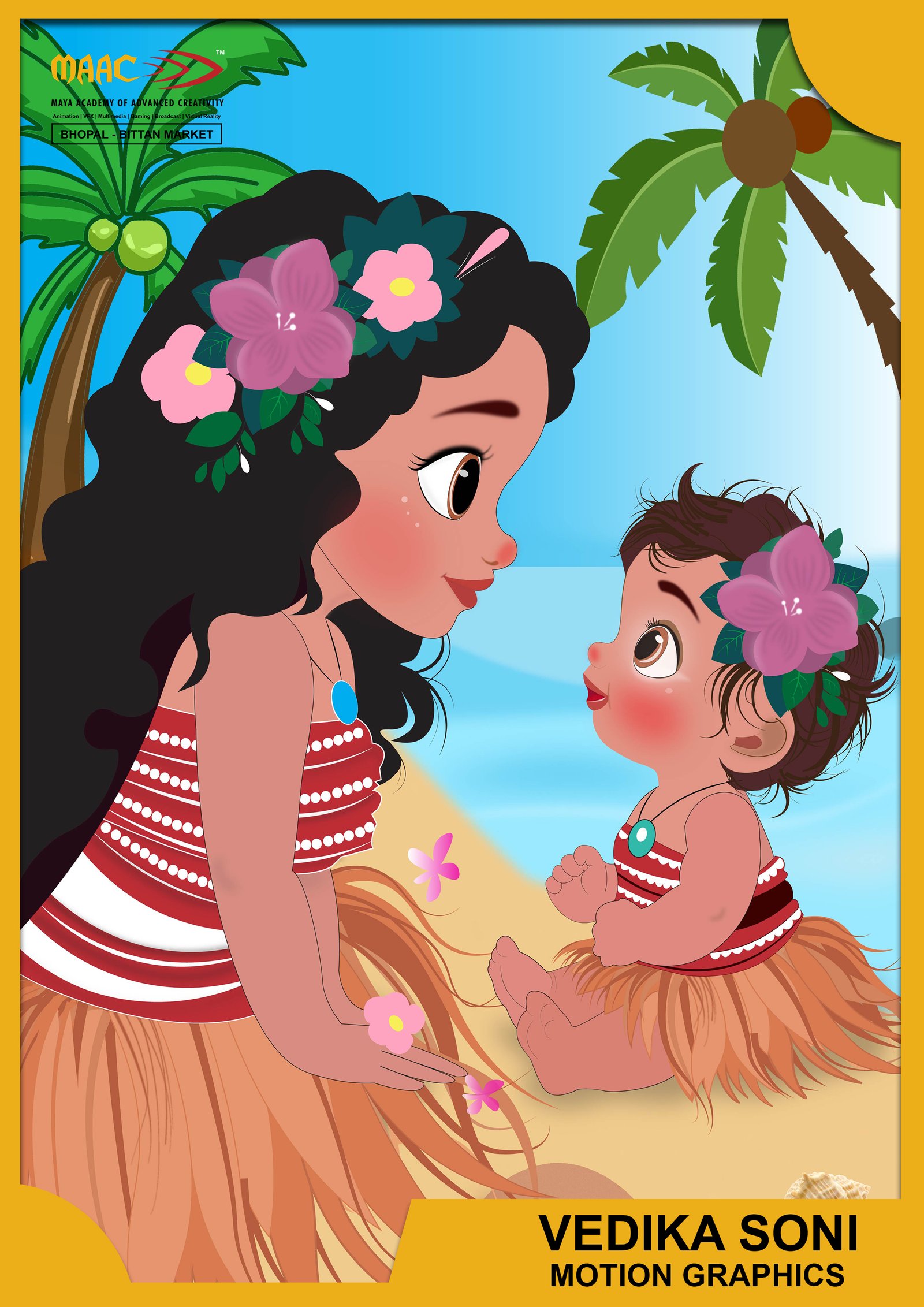 MAAC Bhopal VFX student compositing project